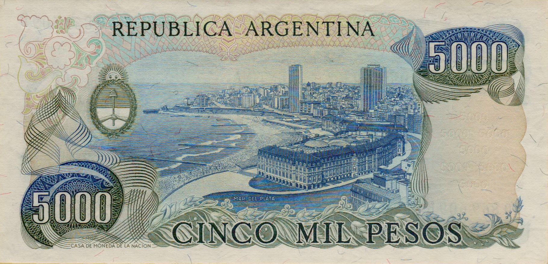Argentina 5000 1977 UNC P-305/b2
